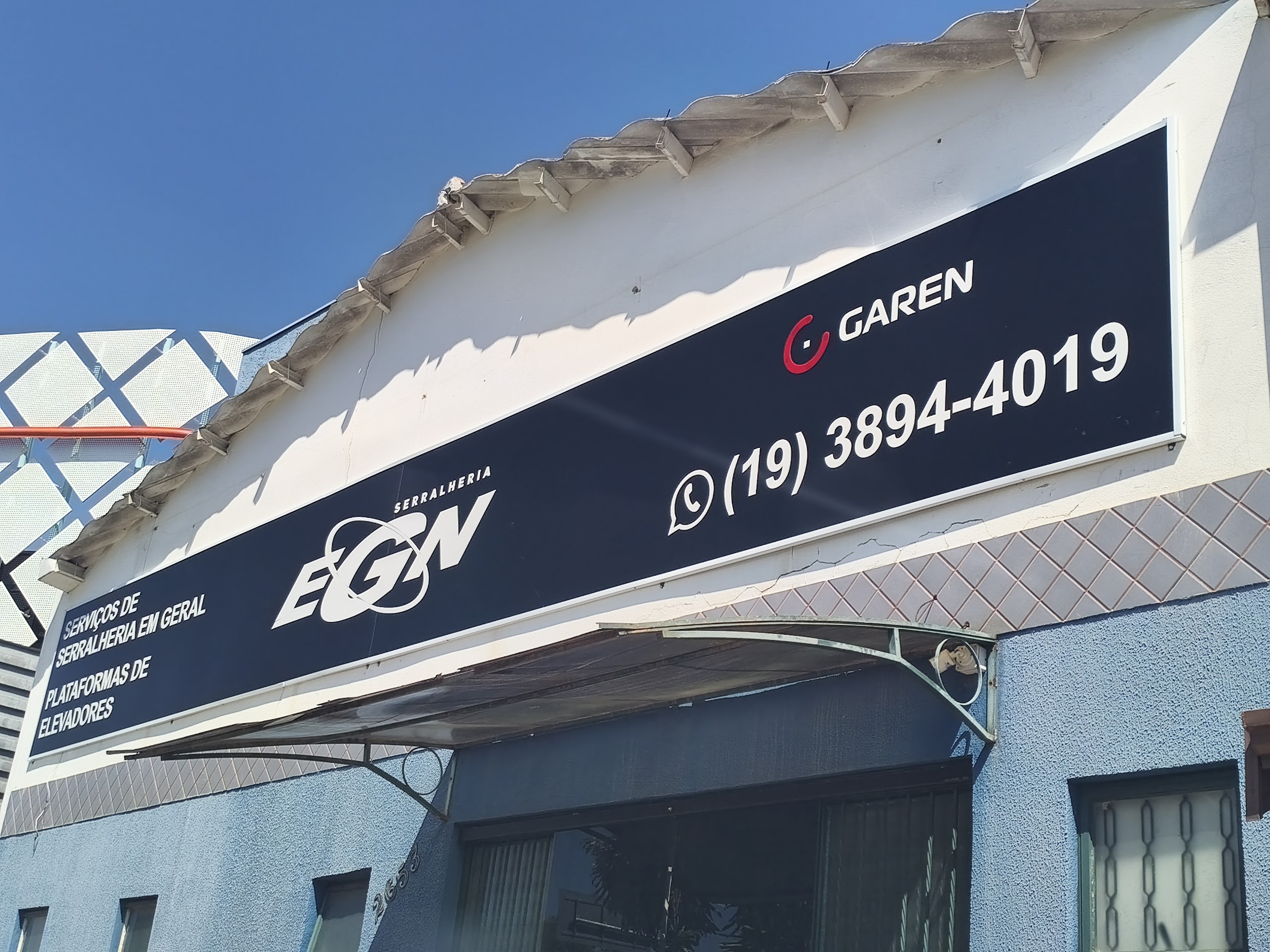 Fachada EGN   ACM Acrilico corte a laser
